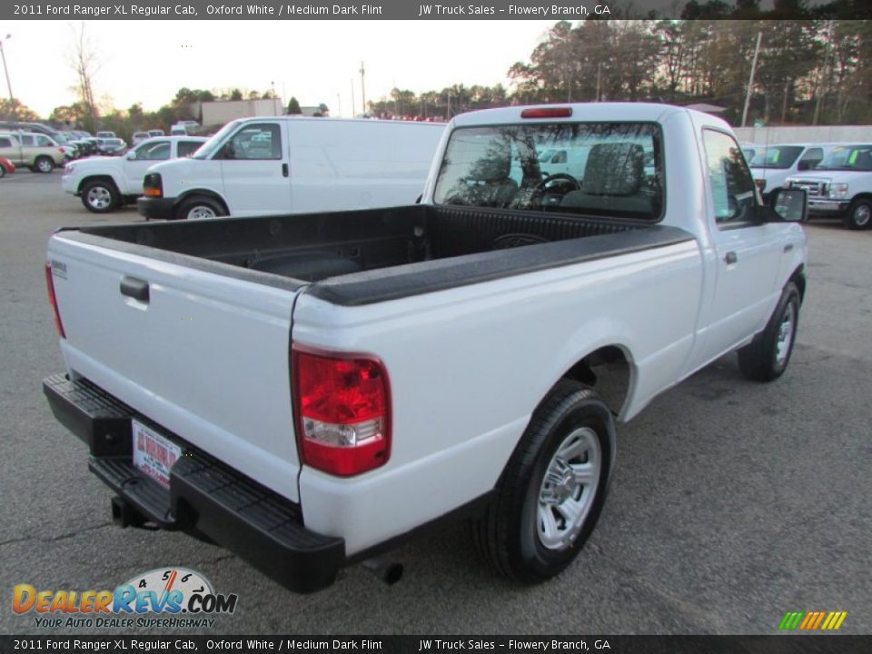 2011 Ford Ranger XL Regular Cab Oxford White / Medium Dark Flint Photo #8