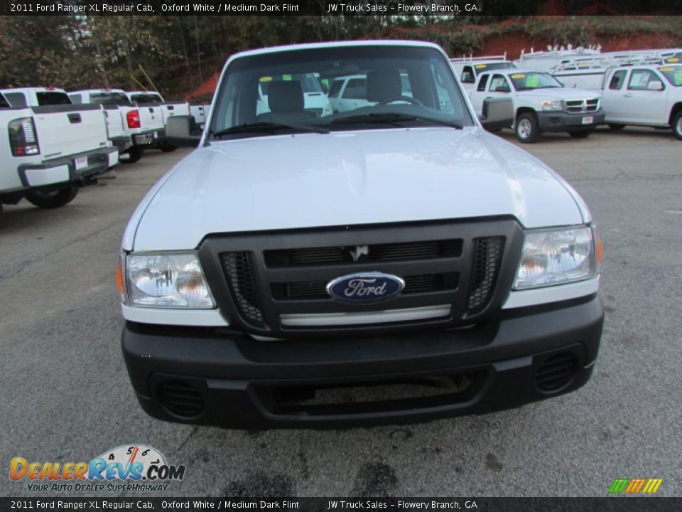 2011 Ford Ranger XL Regular Cab Oxford White / Medium Dark Flint Photo #11