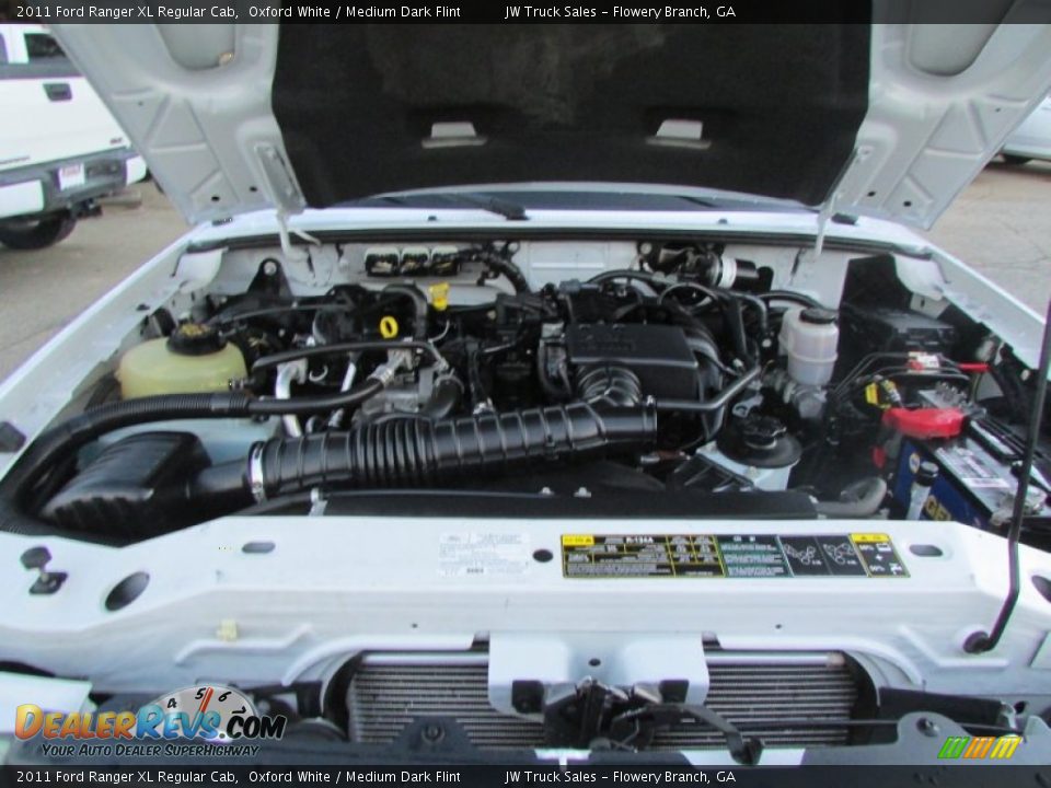 2011 Ford Ranger XL Regular Cab Oxford White / Medium Dark Flint Photo #12