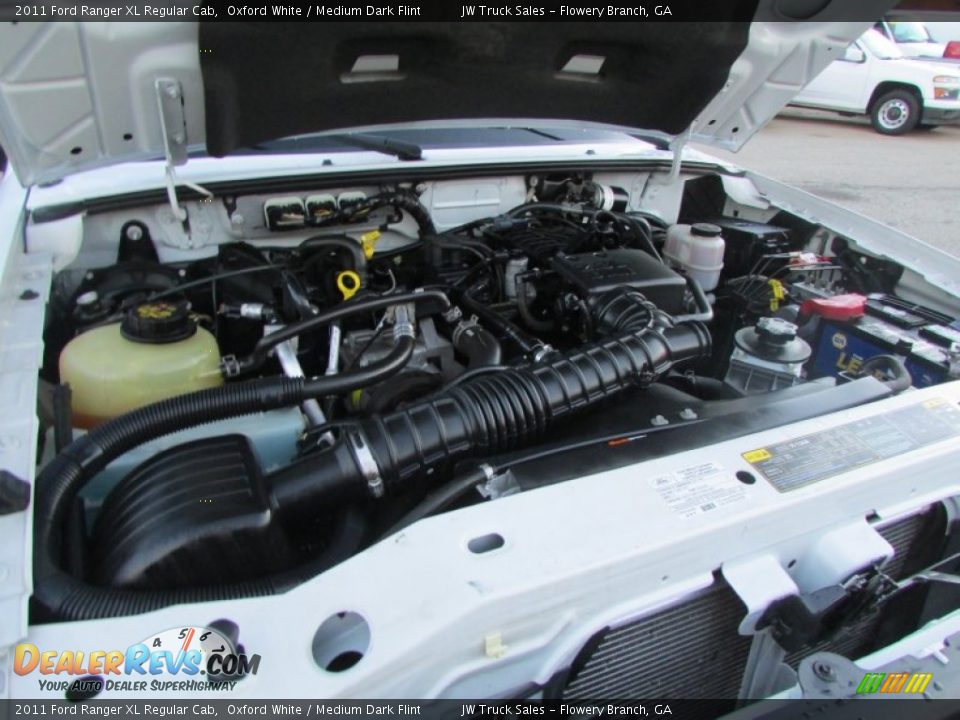 2011 Ford Ranger XL Regular Cab Oxford White / Medium Dark Flint Photo #13