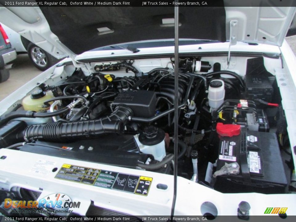 2011 Ford Ranger XL Regular Cab Oxford White / Medium Dark Flint Photo #14