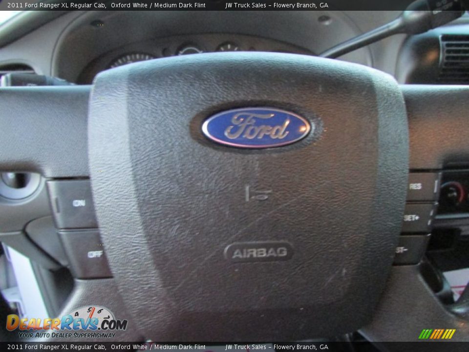2011 Ford Ranger XL Regular Cab Oxford White / Medium Dark Flint Photo #21