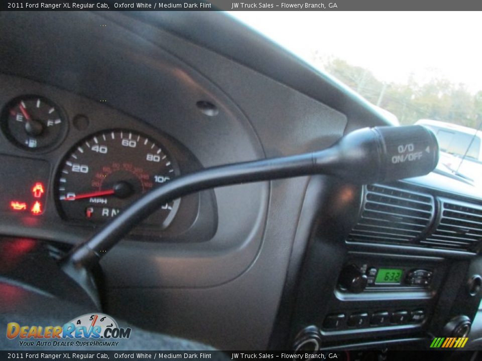 2011 Ford Ranger XL Regular Cab Oxford White / Medium Dark Flint Photo #24