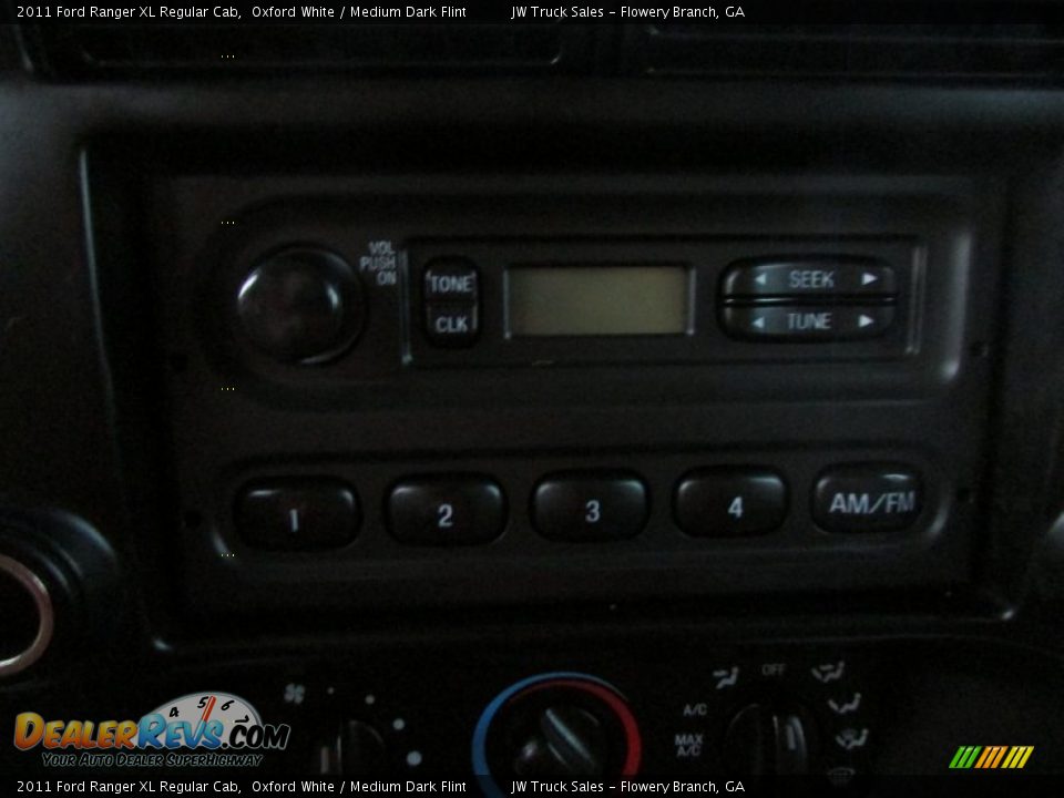 2011 Ford Ranger XL Regular Cab Oxford White / Medium Dark Flint Photo #25
