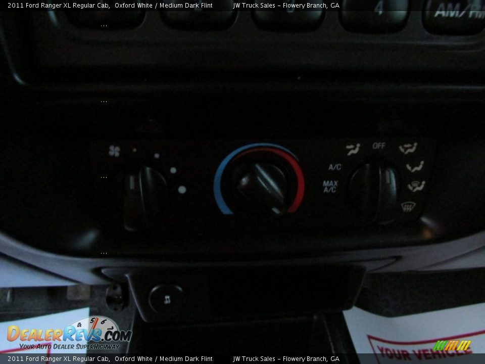 2011 Ford Ranger XL Regular Cab Oxford White / Medium Dark Flint Photo #26