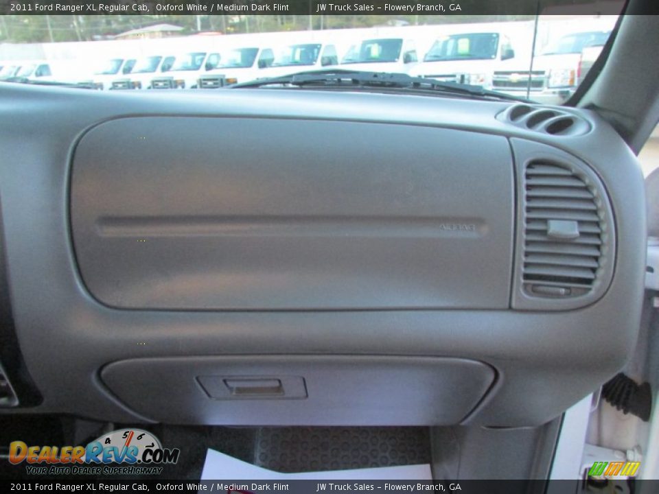 2011 Ford Ranger XL Regular Cab Oxford White / Medium Dark Flint Photo #27