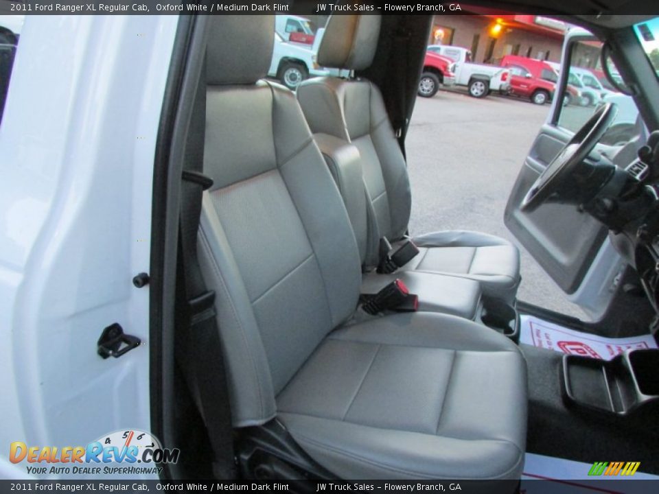 2011 Ford Ranger XL Regular Cab Oxford White / Medium Dark Flint Photo #30