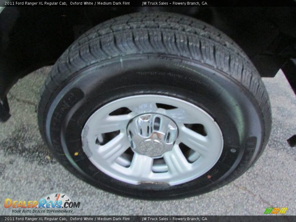 2011 Ford Ranger XL Regular Cab Oxford White / Medium Dark Flint Photo #33