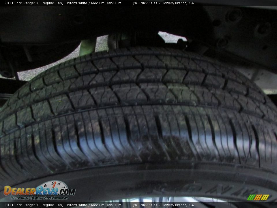 2011 Ford Ranger XL Regular Cab Oxford White / Medium Dark Flint Photo #36