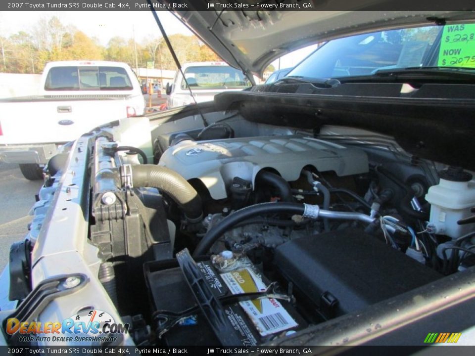 2007 Toyota Tundra SR5 Double Cab 4x4 Pyrite Mica / Black Photo #14