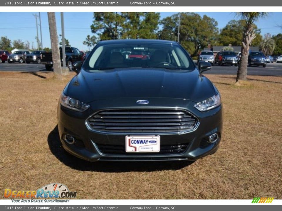 2015 Ford Fusion Titanium Guard Metallic / Medium Soft Ceramic Photo #2