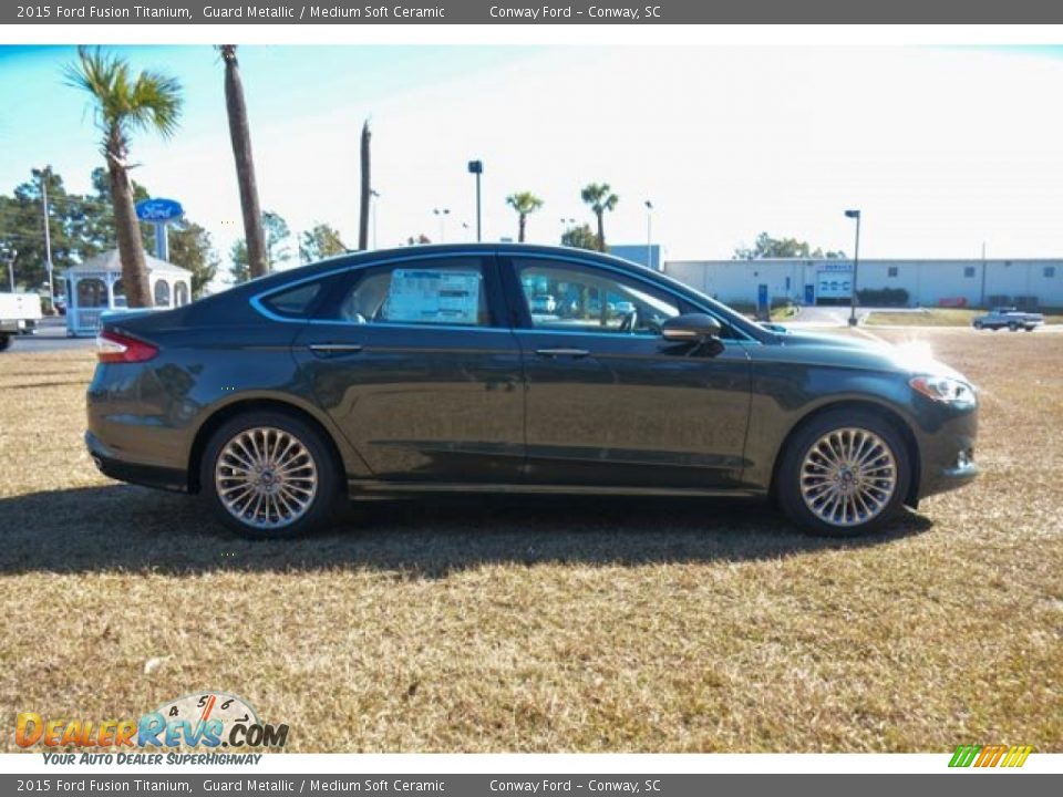 2015 Ford Fusion Titanium Guard Metallic / Medium Soft Ceramic Photo #4