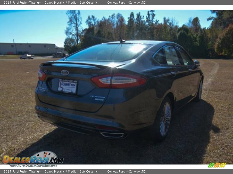 2015 Ford Fusion Titanium Guard Metallic / Medium Soft Ceramic Photo #5