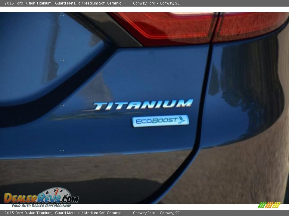 2015 Ford Fusion Titanium Guard Metallic / Medium Soft Ceramic Photo #7