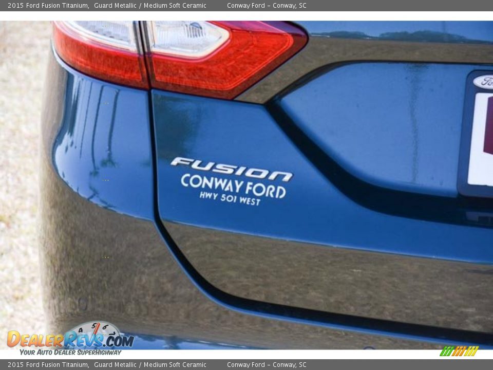 2015 Ford Fusion Titanium Guard Metallic / Medium Soft Ceramic Photo #8