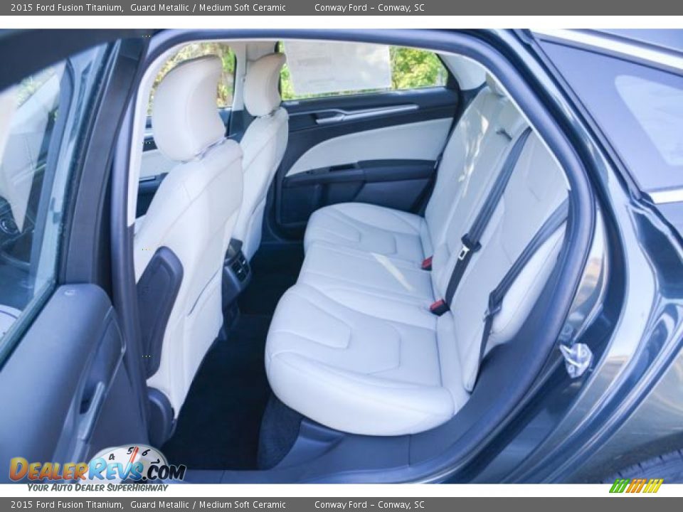 2015 Ford Fusion Titanium Guard Metallic / Medium Soft Ceramic Photo #14