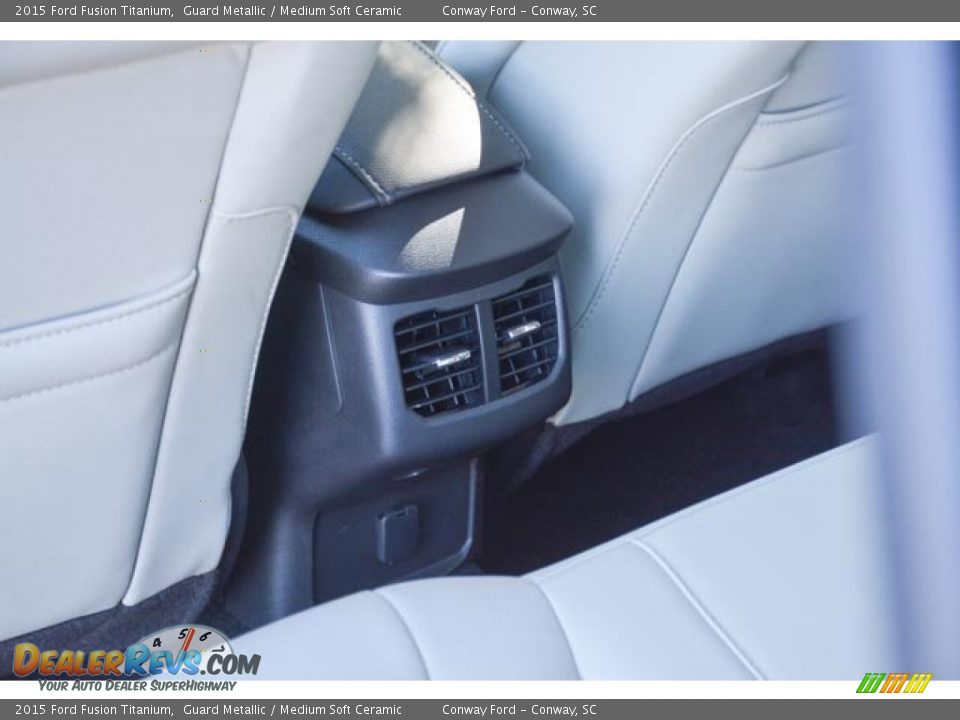 2015 Ford Fusion Titanium Guard Metallic / Medium Soft Ceramic Photo #15