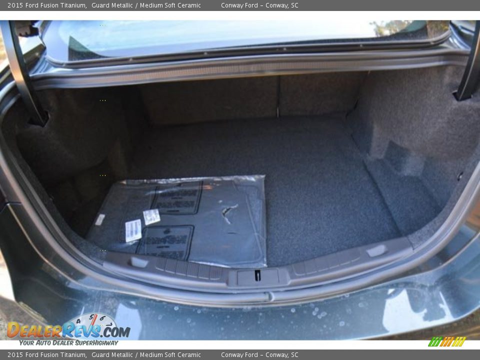 2015 Ford Fusion Titanium Guard Metallic / Medium Soft Ceramic Photo #18