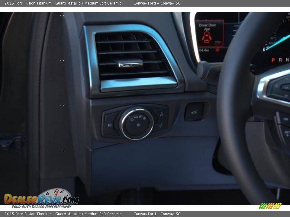 2015 Ford Fusion Titanium Guard Metallic / Medium Soft Ceramic Photo #23