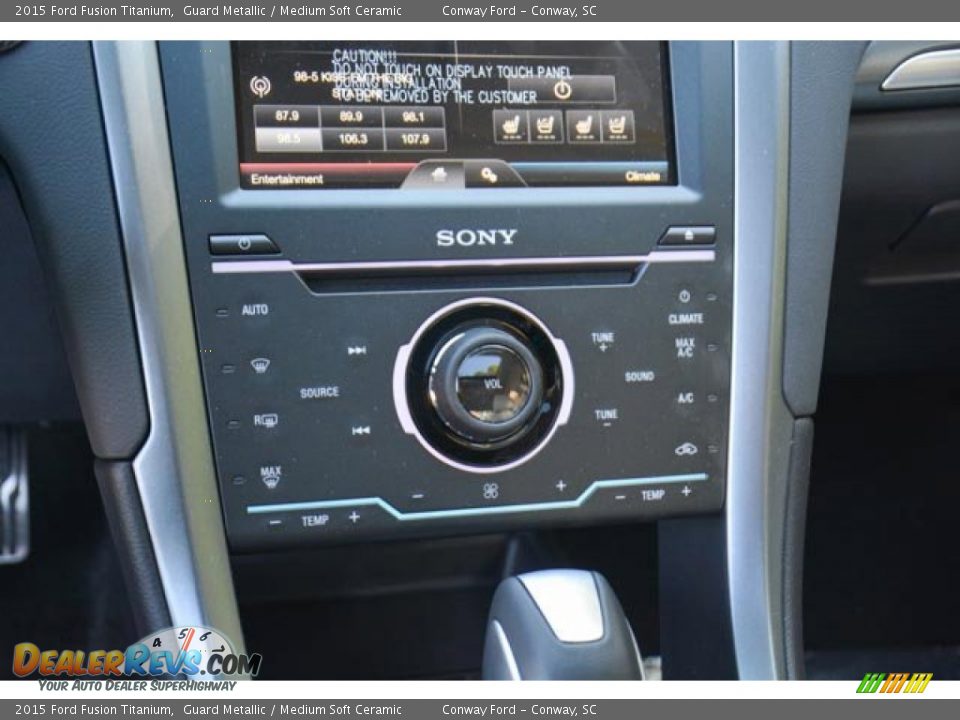 2015 Ford Fusion Titanium Guard Metallic / Medium Soft Ceramic Photo #28