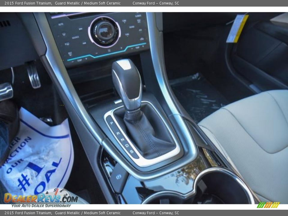 2015 Ford Fusion Titanium Guard Metallic / Medium Soft Ceramic Photo #30