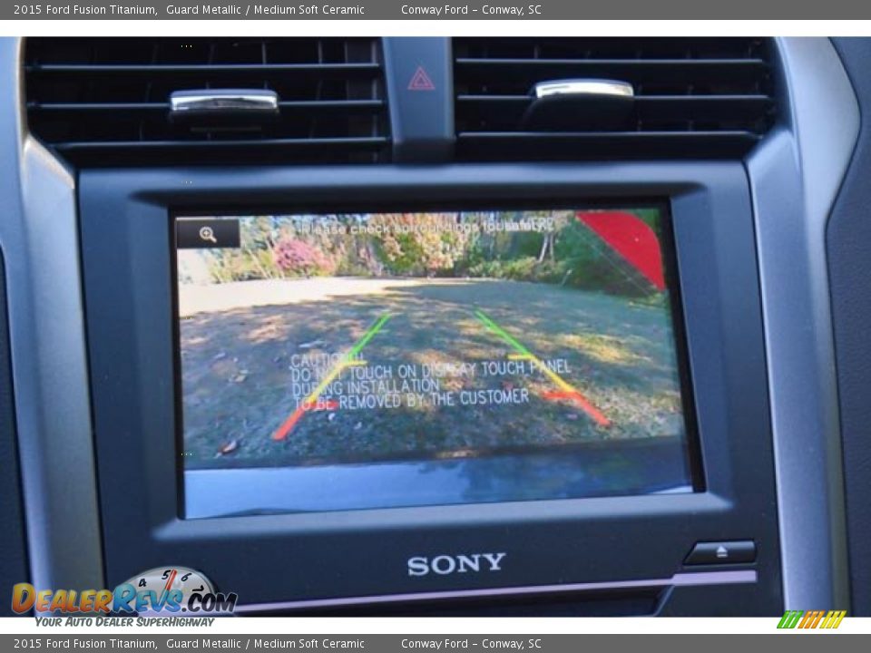 2015 Ford Fusion Titanium Guard Metallic / Medium Soft Ceramic Photo #33