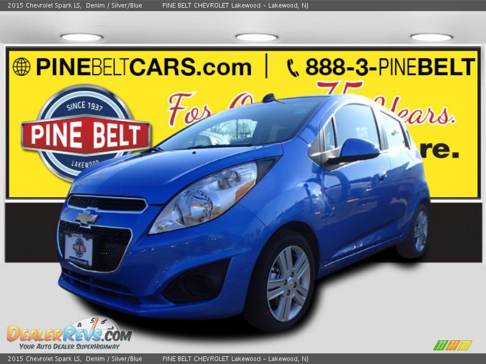 2015 Chevrolet Spark LS Denim / Silver/Blue Photo #1