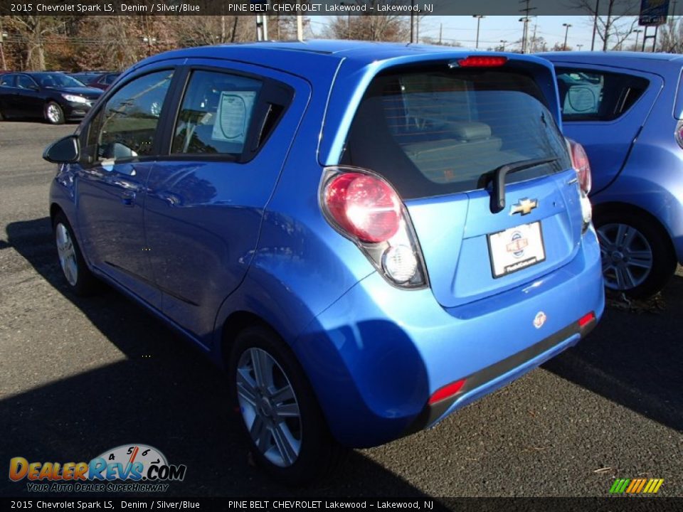 2015 Chevrolet Spark LS Denim / Silver/Blue Photo #2