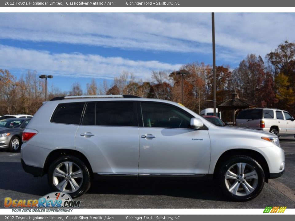 2012 Toyota Highlander Limited Classic Silver Metallic / Ash Photo #2
