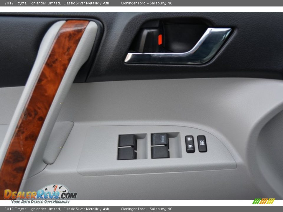 2012 Toyota Highlander Limited Classic Silver Metallic / Ash Photo #8