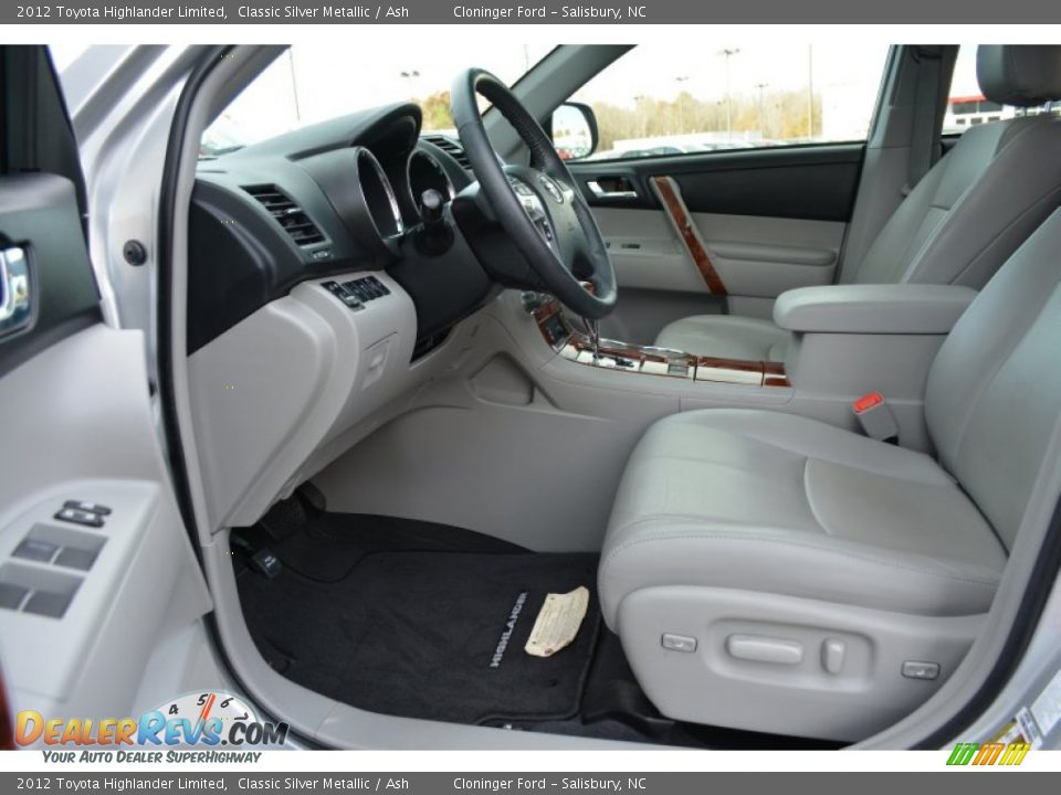 2012 Toyota Highlander Limited Classic Silver Metallic / Ash Photo #9