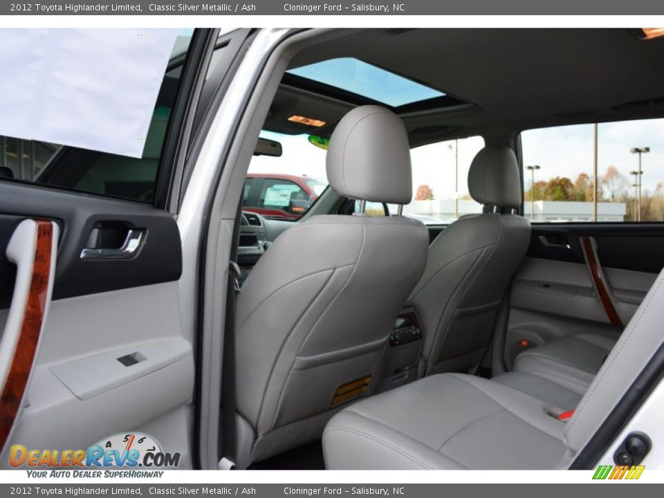 2012 Toyota Highlander Limited Classic Silver Metallic / Ash Photo #12