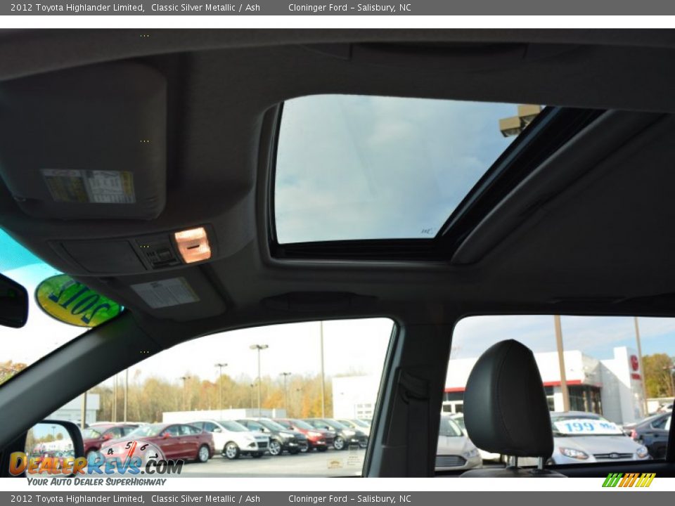 2012 Toyota Highlander Limited Classic Silver Metallic / Ash Photo #20