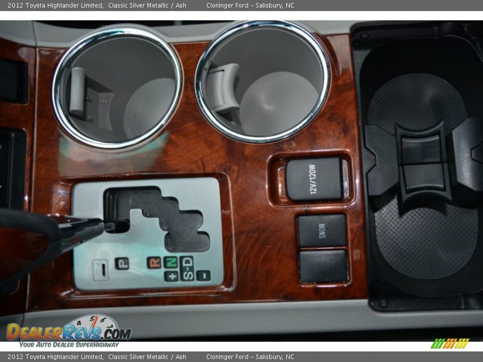 2012 Toyota Highlander Limited Classic Silver Metallic / Ash Photo #24