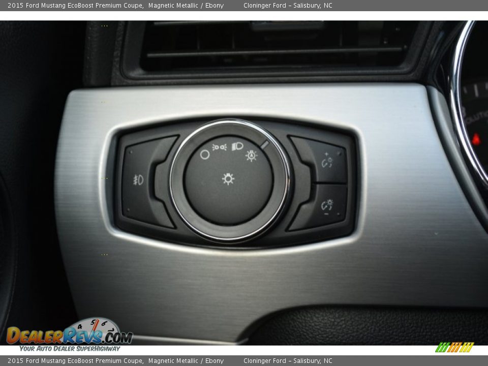 Controls of 2015 Ford Mustang EcoBoost Premium Coupe Photo #19