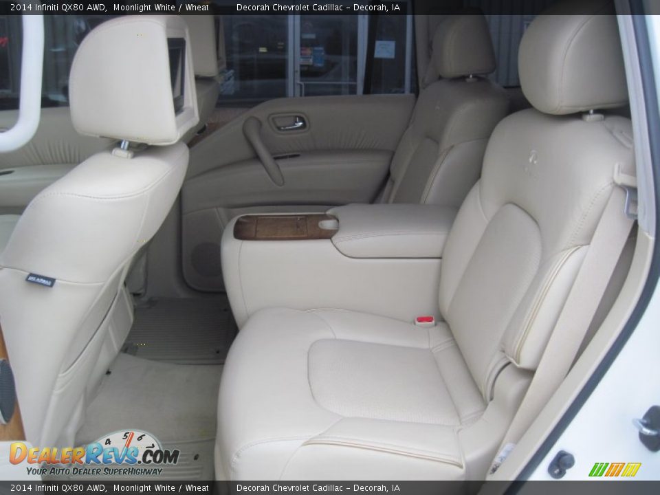 Rear Seat of 2014 Infiniti QX80 AWD Photo #13