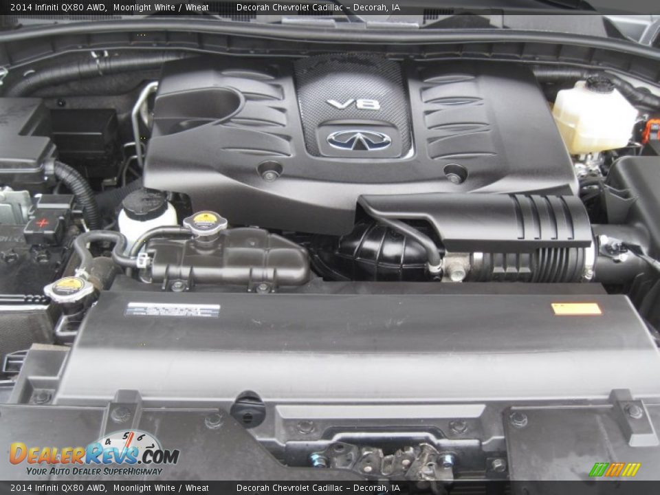 2014 Infiniti QX80 AWD 5.6 Liter DI DOHC 32-Valve VVEL CVTCS V8 Engine Photo #35