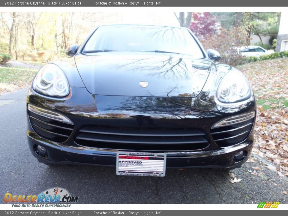 2012 Porsche Cayenne Black / Luxor Beige Photo #2