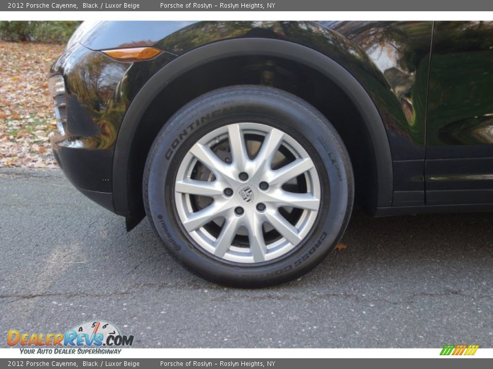 2012 Porsche Cayenne Black / Luxor Beige Photo #9