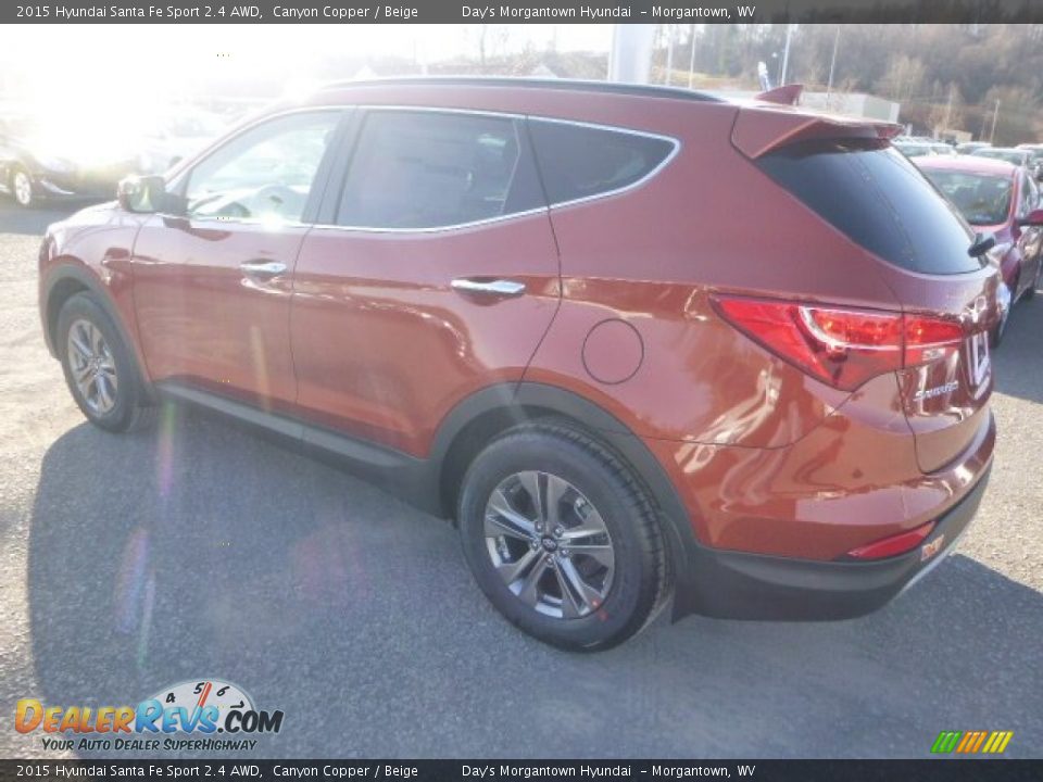 2015 Hyundai Santa Fe Sport 2.4 AWD Canyon Copper / Beige Photo #5