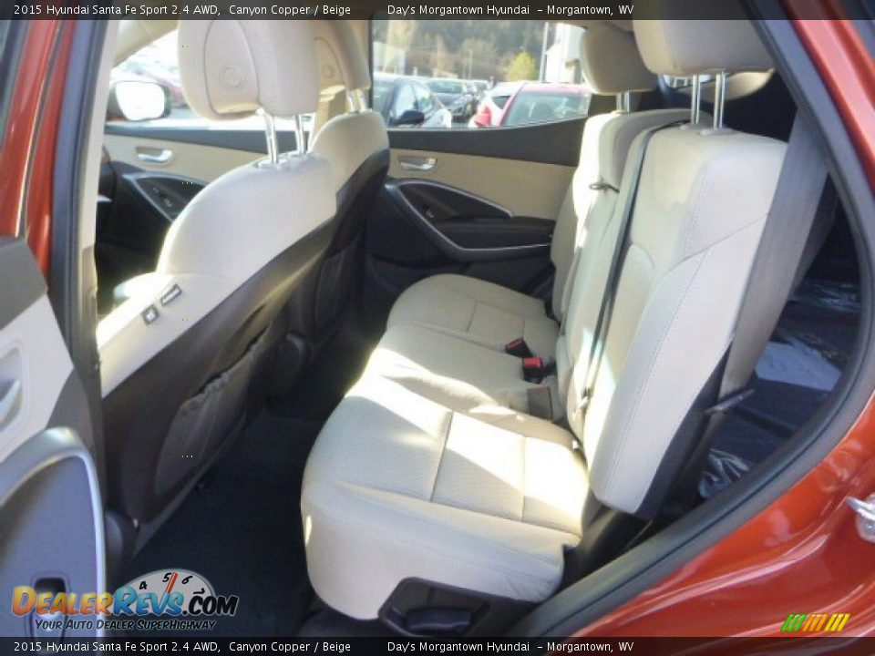 2015 Hyundai Santa Fe Sport 2.4 AWD Canyon Copper / Beige Photo #13
