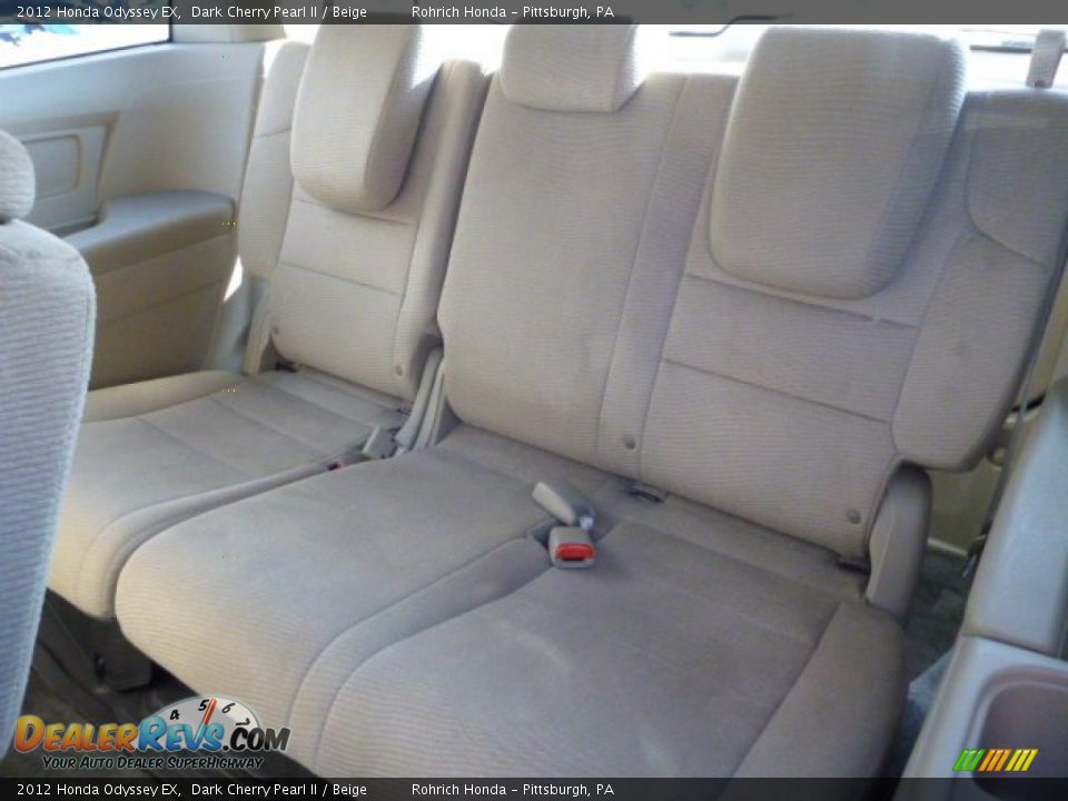 2012 Honda Odyssey EX Dark Cherry Pearl II / Beige Photo #18