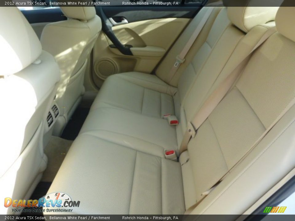 2012 Acura TSX Sedan Bellanova White Pearl / Parchment Photo #5