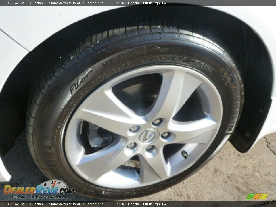 2012 Acura TSX Sedan Bellanova White Pearl / Parchment Photo #8