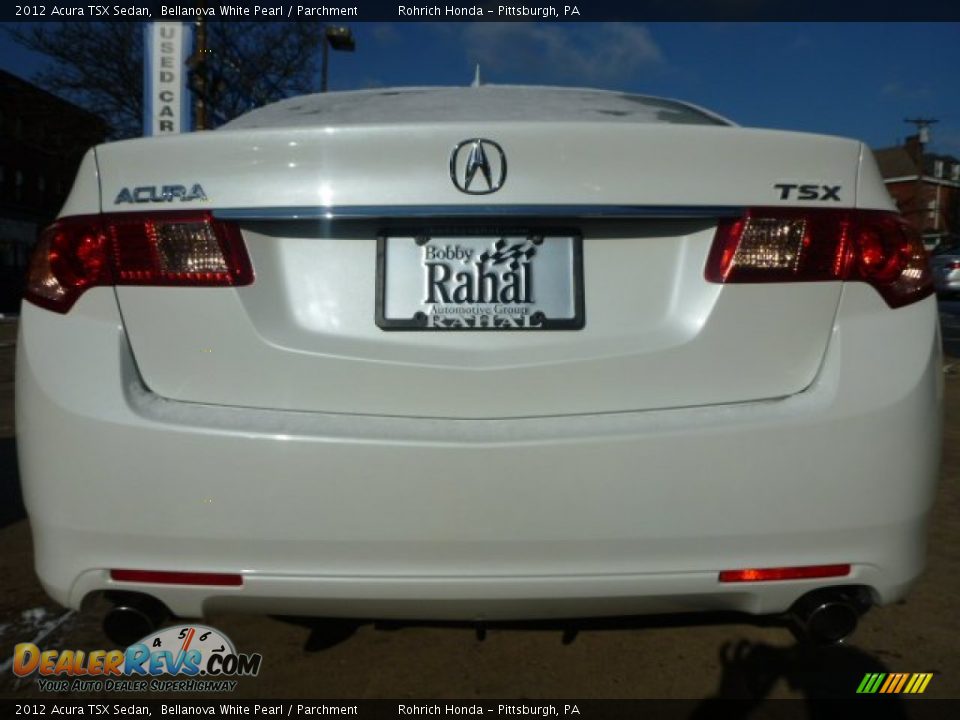 2012 Acura TSX Sedan Bellanova White Pearl / Parchment Photo #11