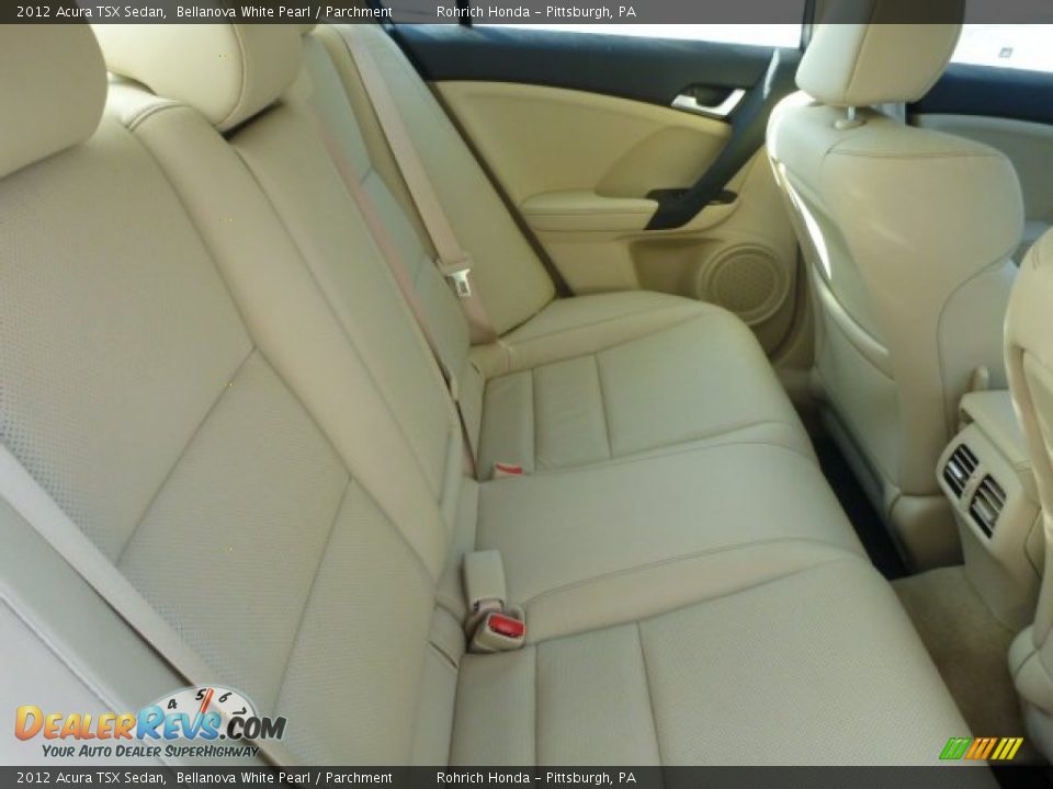 2012 Acura TSX Sedan Bellanova White Pearl / Parchment Photo #13