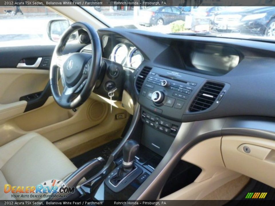 2012 Acura TSX Sedan Bellanova White Pearl / Parchment Photo #15