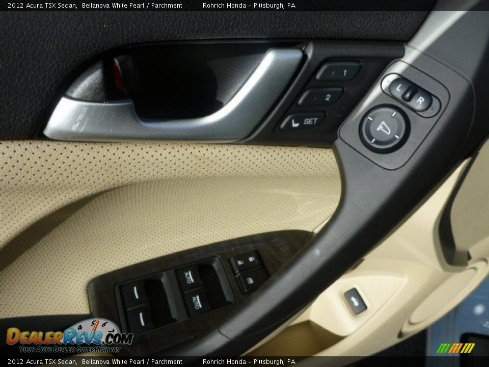 2012 Acura TSX Sedan Bellanova White Pearl / Parchment Photo #19