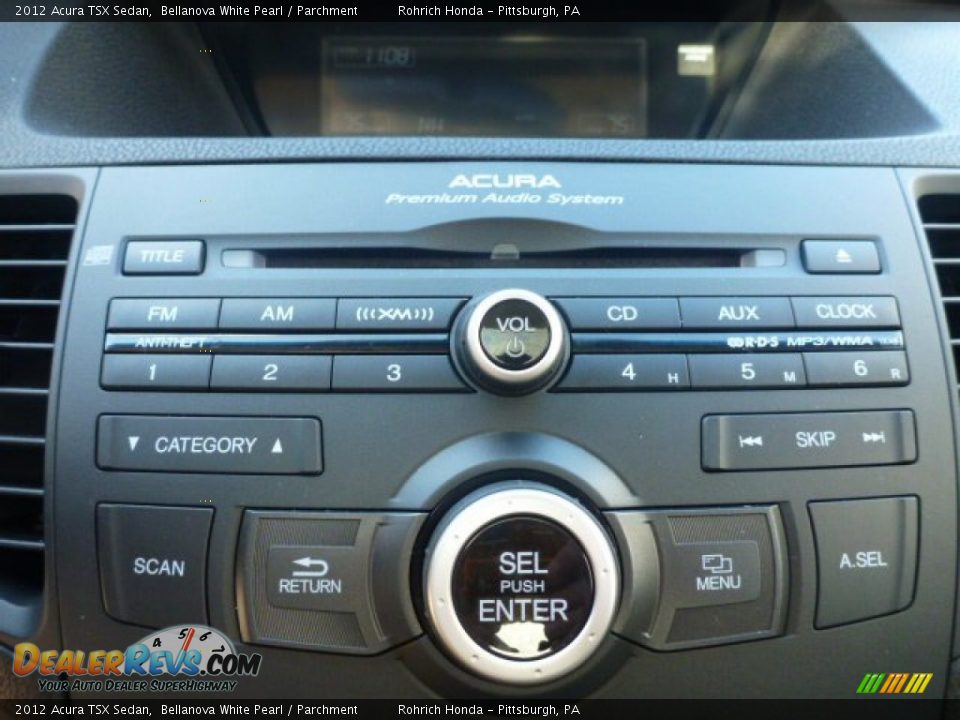 2012 Acura TSX Sedan Bellanova White Pearl / Parchment Photo #23