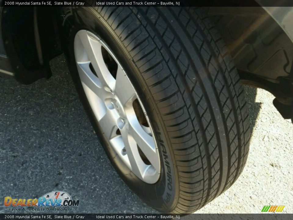 2008 Hyundai Santa Fe SE Slate Blue / Gray Photo #2